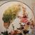 vintage framed Chinese shell art piece featuring peacocks and floral d 2 thumbnail