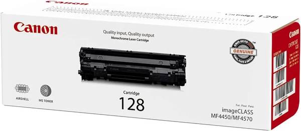 2 NEW OEM Canon Toner Cartridges 128 1