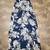 NWOT Lulu's Something Just Like This Navy Floral Print Maxi Dress 10 thumbnail