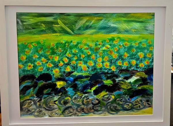 Tour de France Oil on Canvas 1