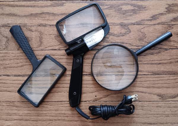 Magnifying Glasses $15 Takes all Three 1