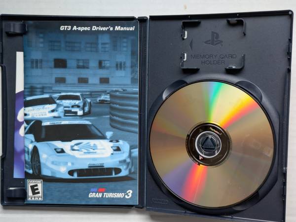 PS2 grand turismo 3 with manual 1