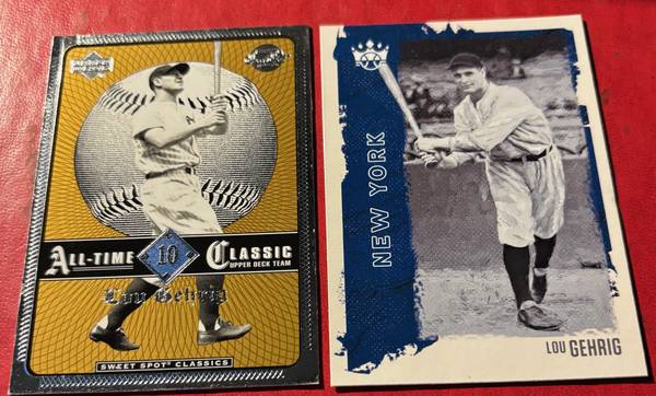 Lou Gehrig All-Time Classic Upper Deck & Panini Yankees baseball 1