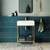 Freestanding, Open Shelf, Gold Metal Frame Bathroom Vanity 1 thumbnail