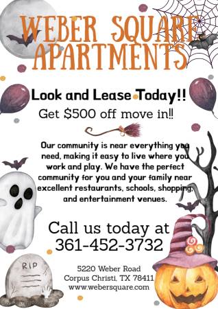 $789 / 490ft2 - Simple, affordable, living all at Weber Square Apartments! (Corpus Christi)64036537469570120