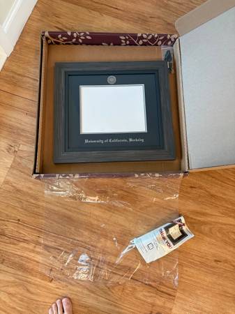 Diploma frame UC Berkeley 1