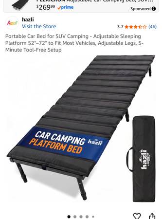 Car camping Platform Bed 1