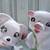 Vintage Mid-Century Anthropomorphic Puppy & Pig Ceramic Figurine Pair 2 thumbnail