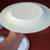 8 DINNER PLATES GRAY WHITE 10 inch Glass Ceramic Plate Set Vintage 3 thumbnail
