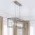 New Home Decorators 5-Light Brushed Nickel Island Chandelier 1 thumbnail