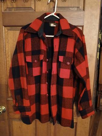 Eddie Bauer Buffalo Plaid Jacket - 100% wool - Size 16 - A+++ 1