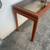 Nice solid wood mid-century teak console hallway entryway sofa table 4 thumbnail