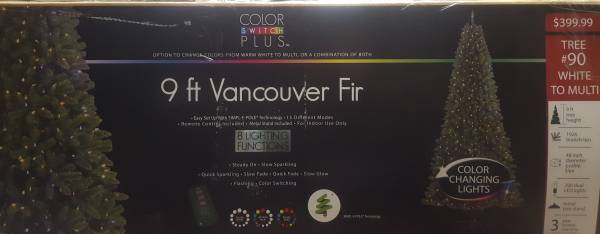 9ft Ultimate Christmas Tree - Vancouver Fir -NEW 1