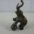 Vintage Antique Solid Brass/Bronze Circus Elephant 9 1/4" Tall 7 thumbnail