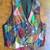 Antique crazy quilt patchwork vest made out of silk neckties 6 thumbnail