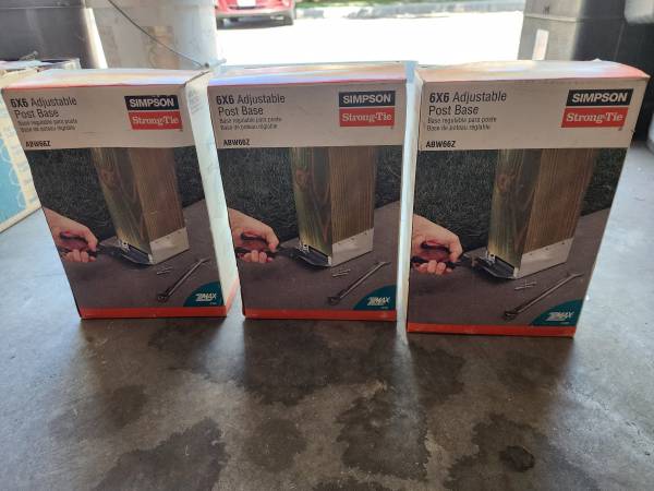 6 x 6 Standoff Post Base 1