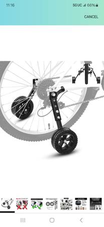 Bicycle Training Wheels - New 1