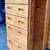 Classic Solid Yellow Pine 5 Drawer Bureau Chest  (2 available) 3 thumbnail