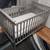 Modern crib, with mattress - adjustable height 1 thumbnail