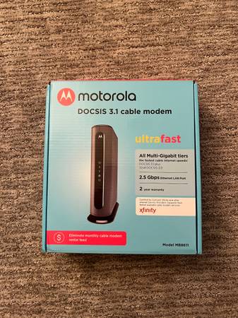 Motorola Modem and Router 1