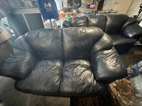 DeCoro Leather Sofa and Loveseat 1