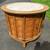 MCM Walnut Drum Cabinet End Table Kent Coffey mid century modern 9 thumbnail