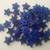 48 Royal Blue Star Buttons 3 thumbnail