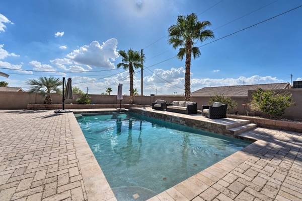 $160 / 3br - Heated and Chilled Pool: 3/2 w/ Pool in Quiet Area (Lake Havasu City)63813161935619121