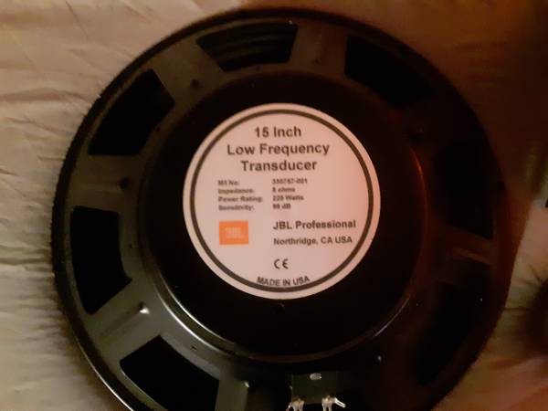 JBL Speakers with Crossover