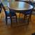 Solid wood vintage/antique table and chairs 1 thumbnail