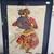Indian Woman Dancing Painted on Cloth Beautiful Wall Hanging Art Home 2 thumbnail