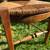 FOUR VINTAGE MATCHING WOOD CHAIRS WITH RUSH SEATS AND CARVED DEER 17 thumbnail