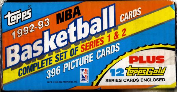 1992-93 Topps Basketball Factory Sealed Set Shaquille O'Neal ROOKIE RC 1