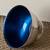 VTG. Wallace Color Clad Bowl Deep Blue Interior 5" tall MCM dish Candy 6 thumbnail