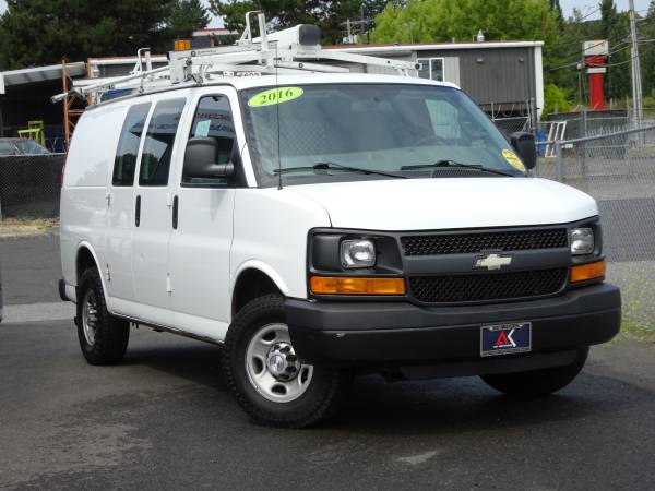 *2016* *Chevrolet* *Express* *2500* *Cargo Van* (3-Month Warranty!) - $15,450 (Tacoma)63469749820801120