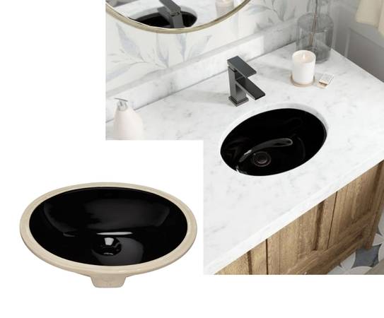 New Signature Hardware Undermount Bathroom Sink 1