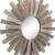 Stonebriar Large Round 32" Wooden Sunburst Wall Mirror, Multi Color 2 thumbnail