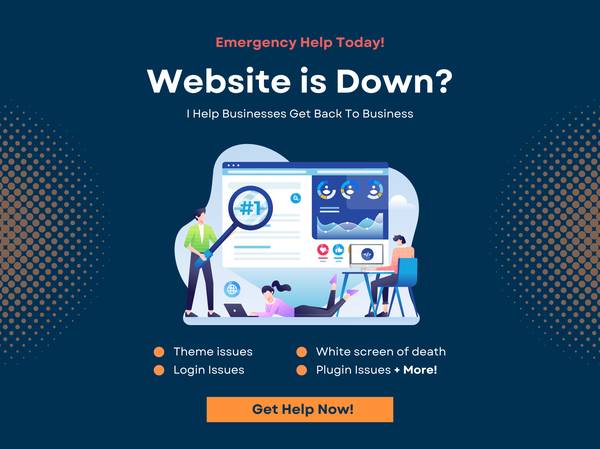 Website Down? Back Online Today! 1