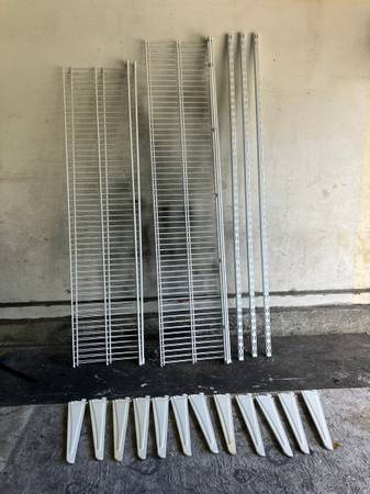 Wire Shelving with Mounting Hardware (11-8) 1