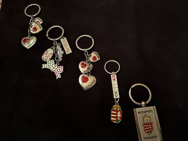 Budapest, Hungary Keychain Set 1