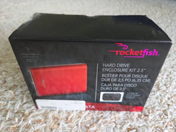 Red Rocketfish 2.5" Hard Drive Enclosure Kit 1