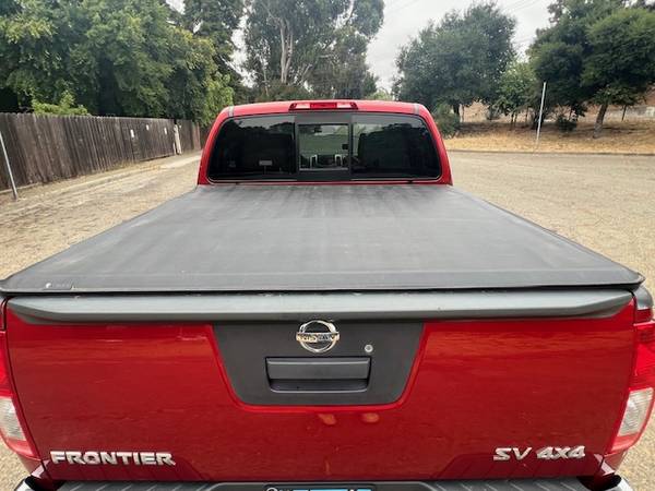 2016 Nissan Frontier SV 4x4, 4 Door, Red with Bed Cover - $15,500 (san leandro)63654701676931122