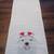 Table runner dog and love motif 75 inches long 1 thumbnail