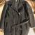 Lip size 1X long leather coat for women 1 thumbnail