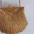 Valerie Stevens Elegant Lipstick Gold Beaded Clamshell Clutch purse 2 thumbnail