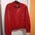 FS: Ricard Pells Red Leather Jacket 1 thumbnail