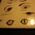 Halloween Vintage 1960s Artwork Artist Ken Ocorr  Ceramics Tile "EYES" 3 thumbnail