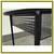 Contemporary Round Black Metal Side Table 12 thumbnail