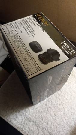 ROKINON 14 MM LENS 1
