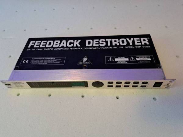 Behringer Feedback Destroyer 1RU rack mount fx processor unit 1